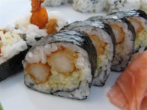 Order Shrimp Tempura Roll food online from Stix Restaurant store, Fultondale on bringmethat.com