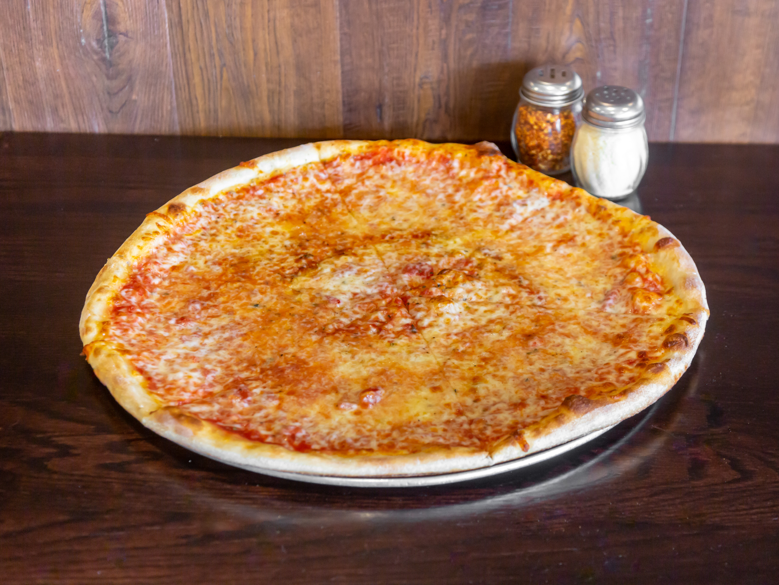 Order Large Four Cheese Pizza food online from Illiano Pizzeria & Restaurant store, Colchester on bringmethat.com