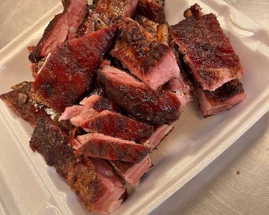 Order Small End Ribs food online from Burns Original Bbq store, Houston on bringmethat.com