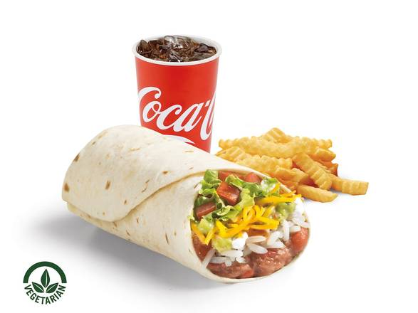 Order 8 Layer Veggie Burrito Meal food online from Del Taco store, Moreno Valley on bringmethat.com