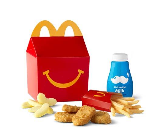 Order 4 Piece Chicken McNugget - Happy Meal food online from McDonald's store, DENVER on bringmethat.com