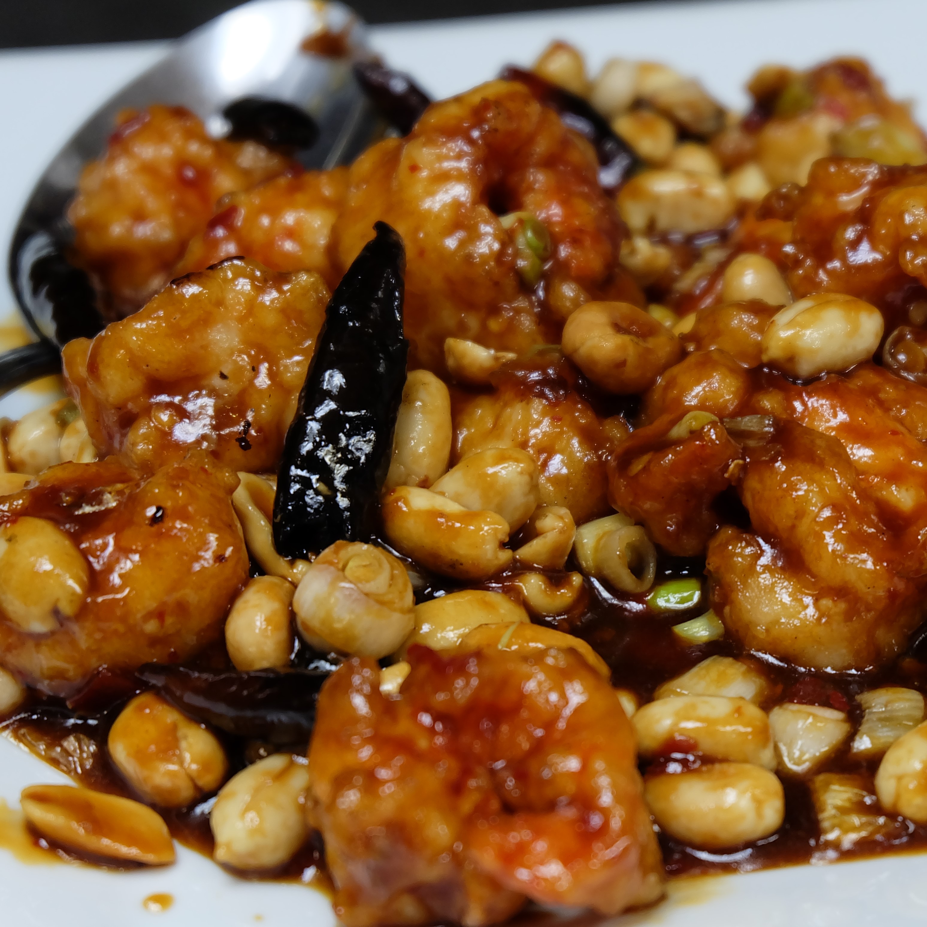 Order Kung Pao Shrimp food online from Red Pepper Chinese Restaurant store, RICHFIELD on bringmethat.com