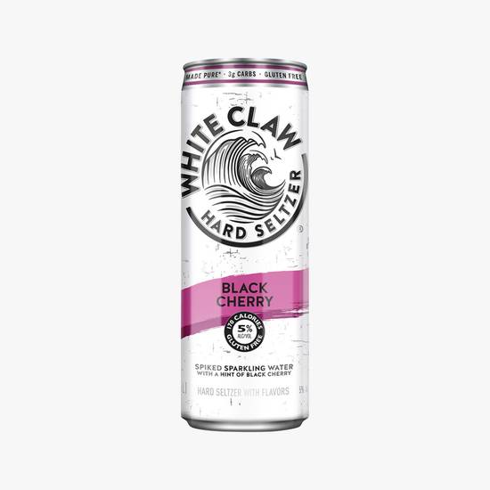 Order White Claw Black Cherry 24oz Can food online from Fast Stop Market & Liquor store, Victorville on bringmethat.com