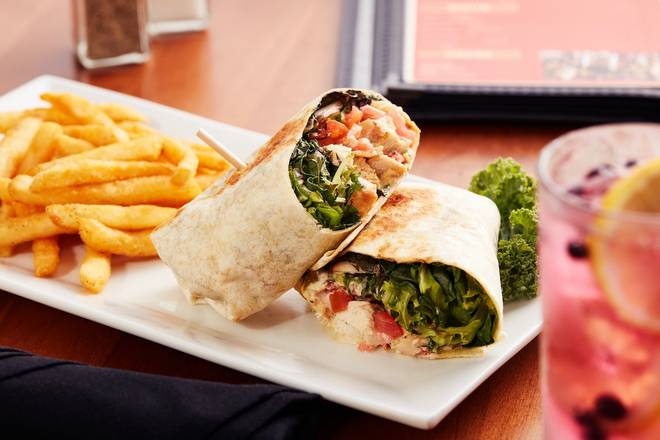Order CHICKEN SPIN DIP WRAP food online from Big Whiskey American Restaurant & Bar store, Fayetteville on bringmethat.com