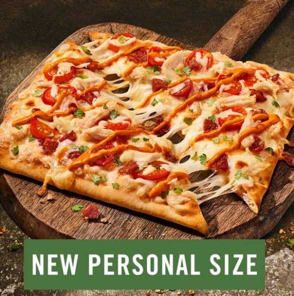 Order Chipotle Chicken & Bacon Flatbread Pizza food online from Panera store, Easley on bringmethat.com