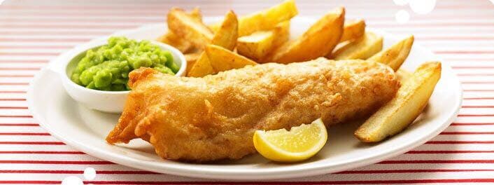 Order Fish & Chips - 3 Pieces food online from Brothers Pizza store, Princeton Junction on bringmethat.com
