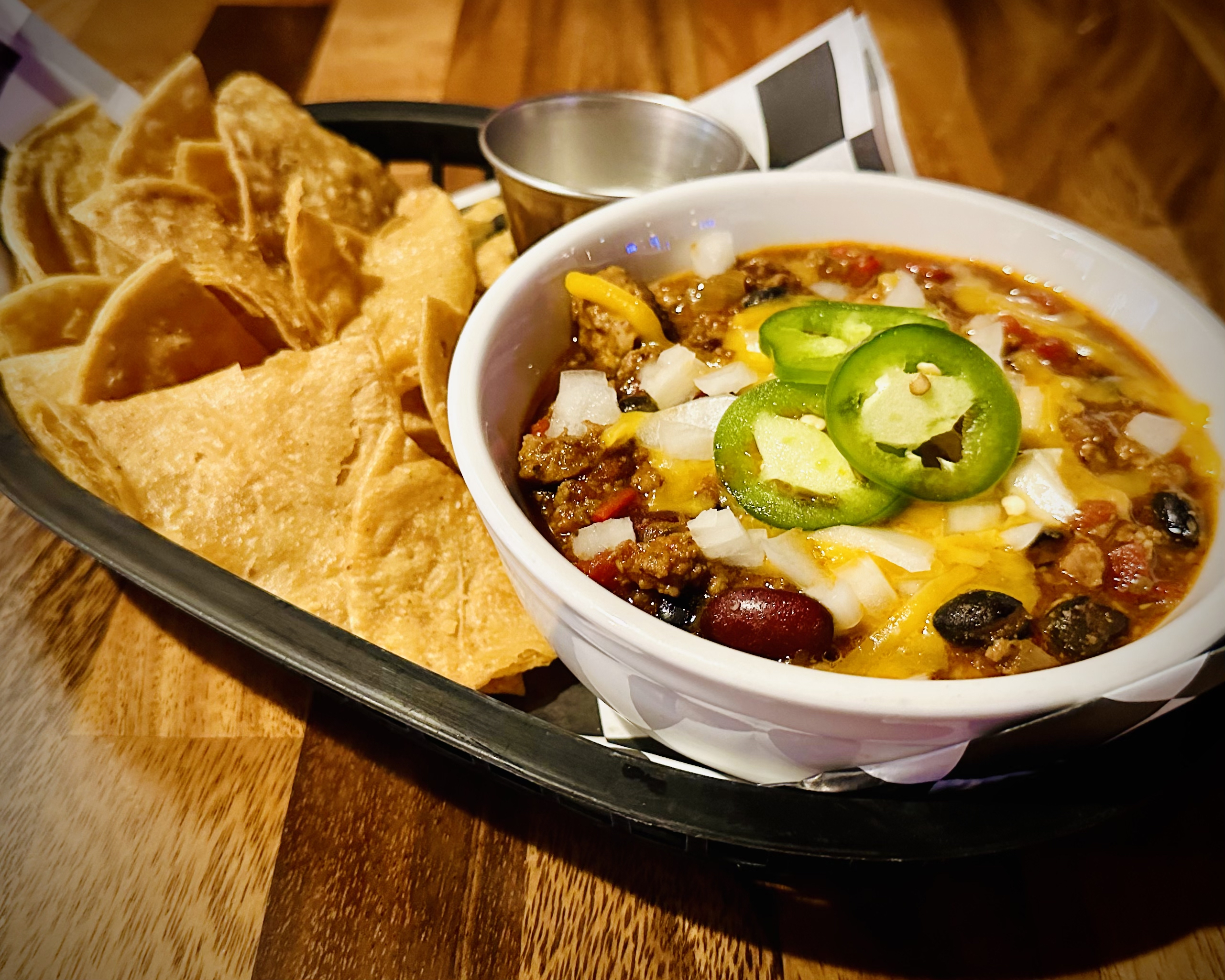 Order Loaded Chili food online from Dunning Pour House store, Chicago on bringmethat.com