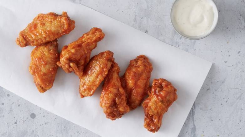Order 6 Wing Meal food online from Wings Over Stratford store, Stratford on bringmethat.com