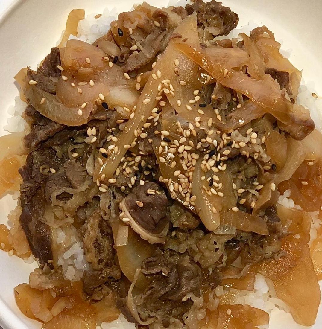 Order Japanese Beef Rice Bowl food online from Asuka Ramen & Poke store, Englewood on bringmethat.com
