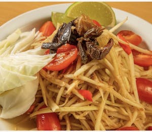 Order Papaya Salad food online from Royal Thai Restaurant store, Garden Grove on bringmethat.com