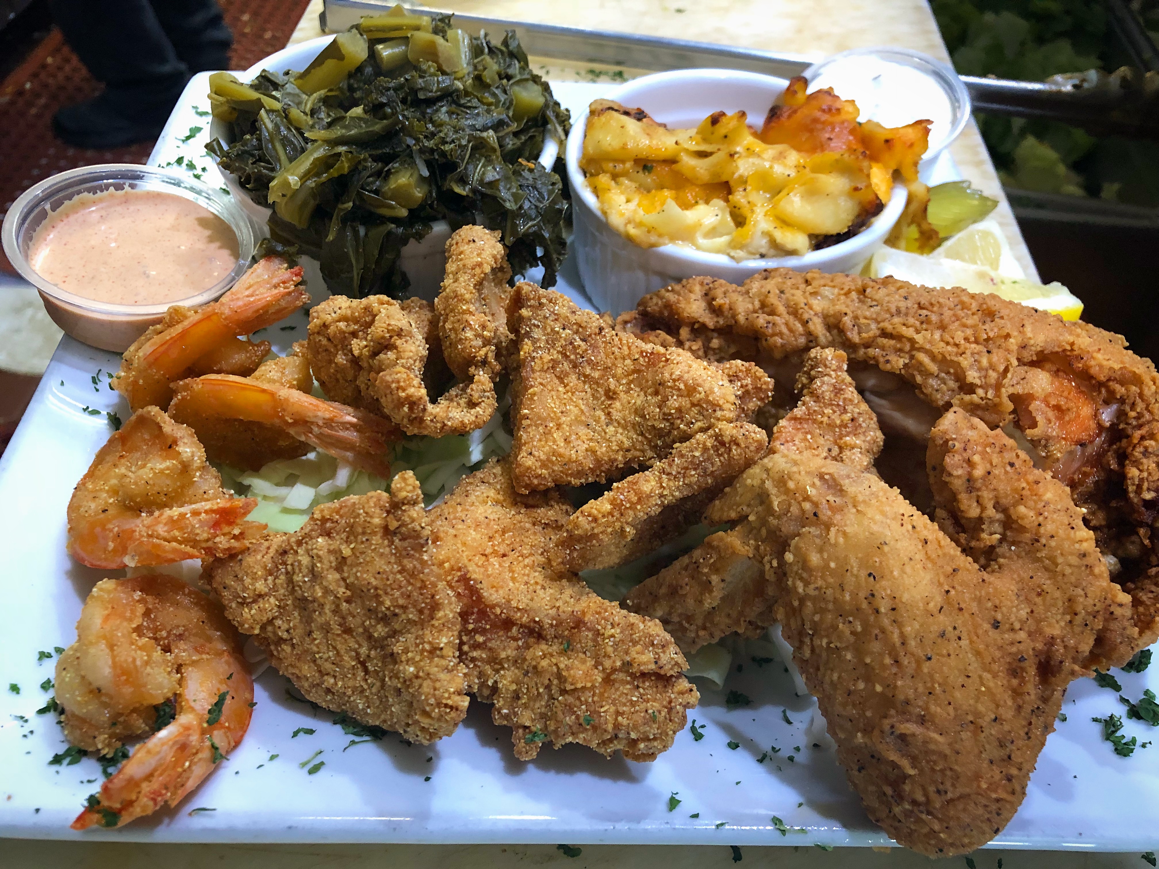 Order Chicken Seafood combination food online from Stevie Creole Cafe store, Los Angeles on bringmethat.com