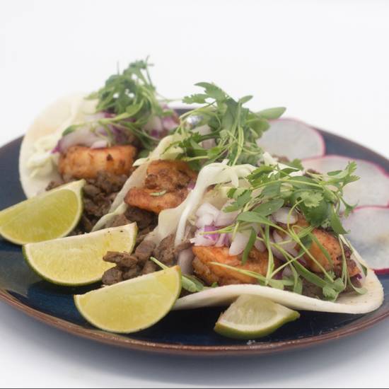 Order Surf & Turf Fit Tacos food online from Fit Tacos Meal Prep & Catering store, San Diego on bringmethat.com