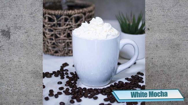 Order White Mocha food online from Penelope's Coffee and Tea store, Foster City on bringmethat.com