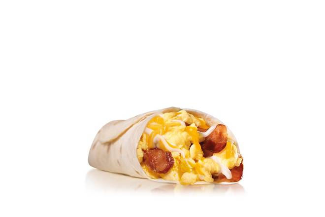 Order Bacon, Egg, and Cheese Burrito food online from Carl's Jr. store, Santa Monica on bringmethat.com