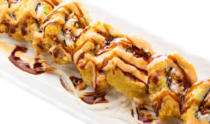 Order Las Vegas roll - Fried food online from Oki Japanese Grill store, Plano on bringmethat.com