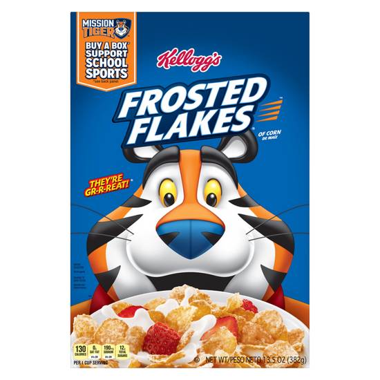 Order Kellogg's Original Frosted Flakes Cereal 13.5oz food online from Everyday Needs by Gopuff store, Chino on bringmethat.com