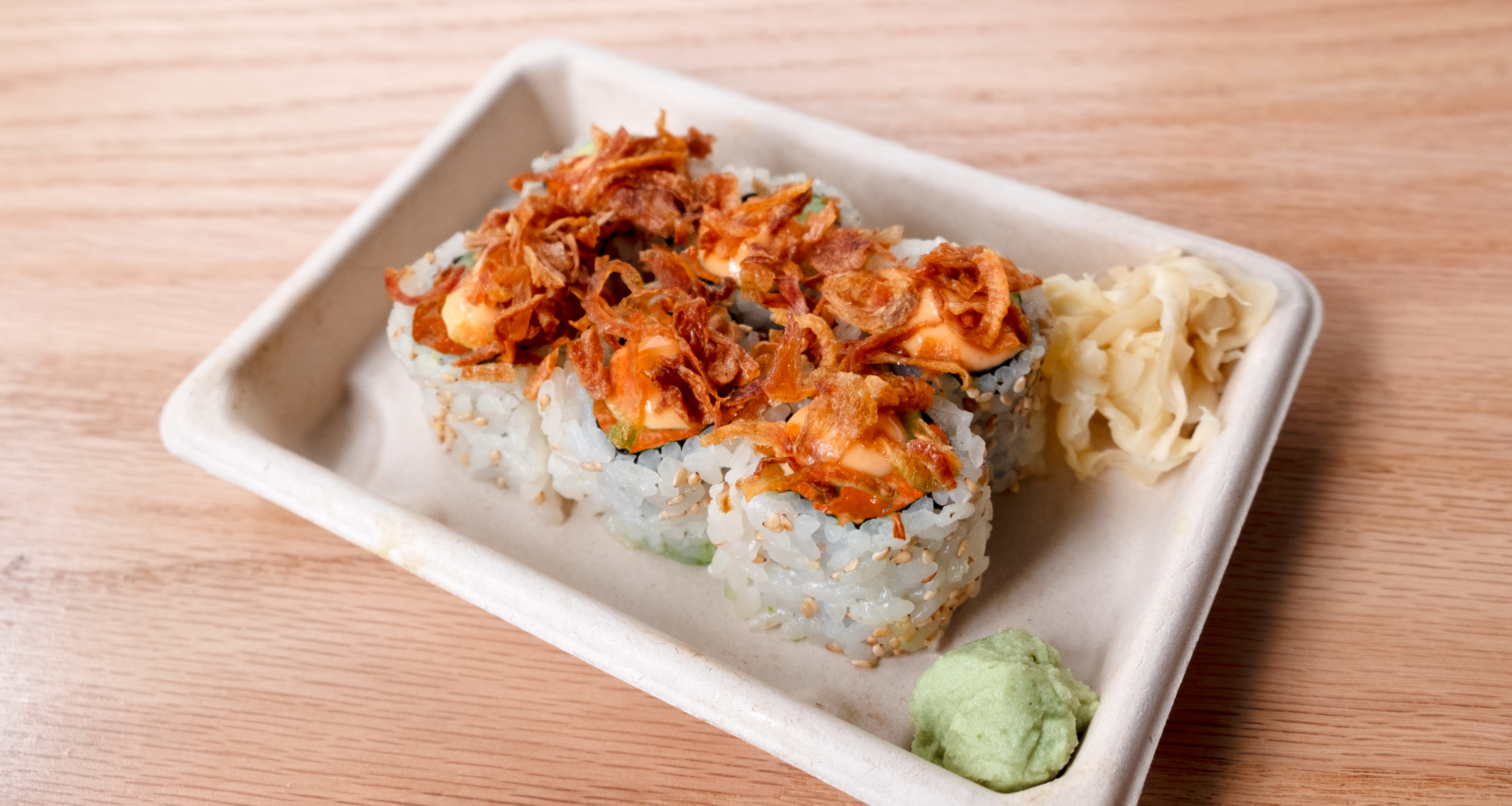 Order Double Spicy Salmon Roll food online from Silver Rice store, Brooklyn on bringmethat.com