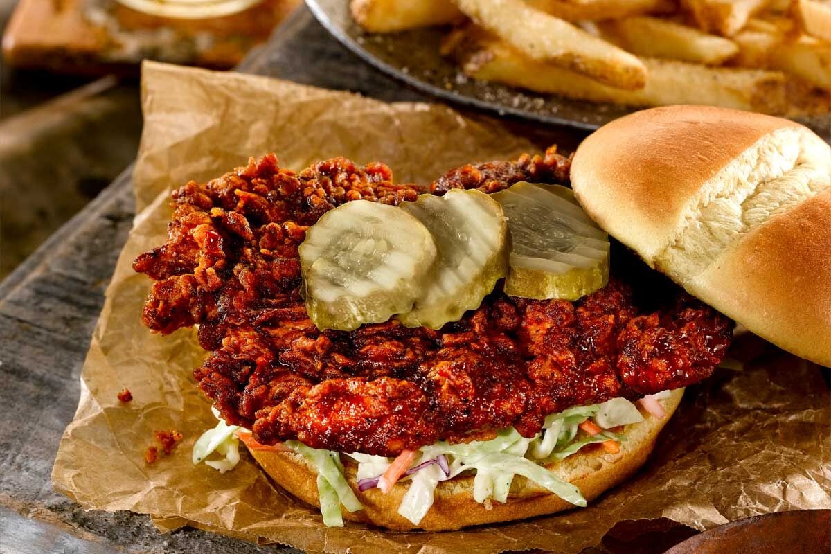 Order Nashville Hot Chicken Sandwich food online from Ocharley store, Erie on bringmethat.com
