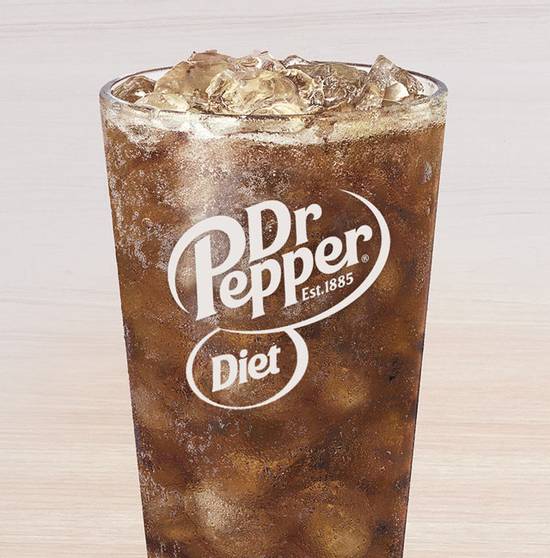 Order Diet Dr Pepper® food online from Taco Bell store, Grand Prairie on bringmethat.com