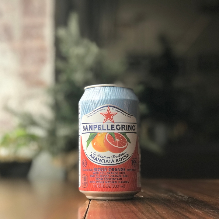 Order San Pellegrino Blood Orange - 12oz Can food online from Dooby's store, Baltimore on bringmethat.com