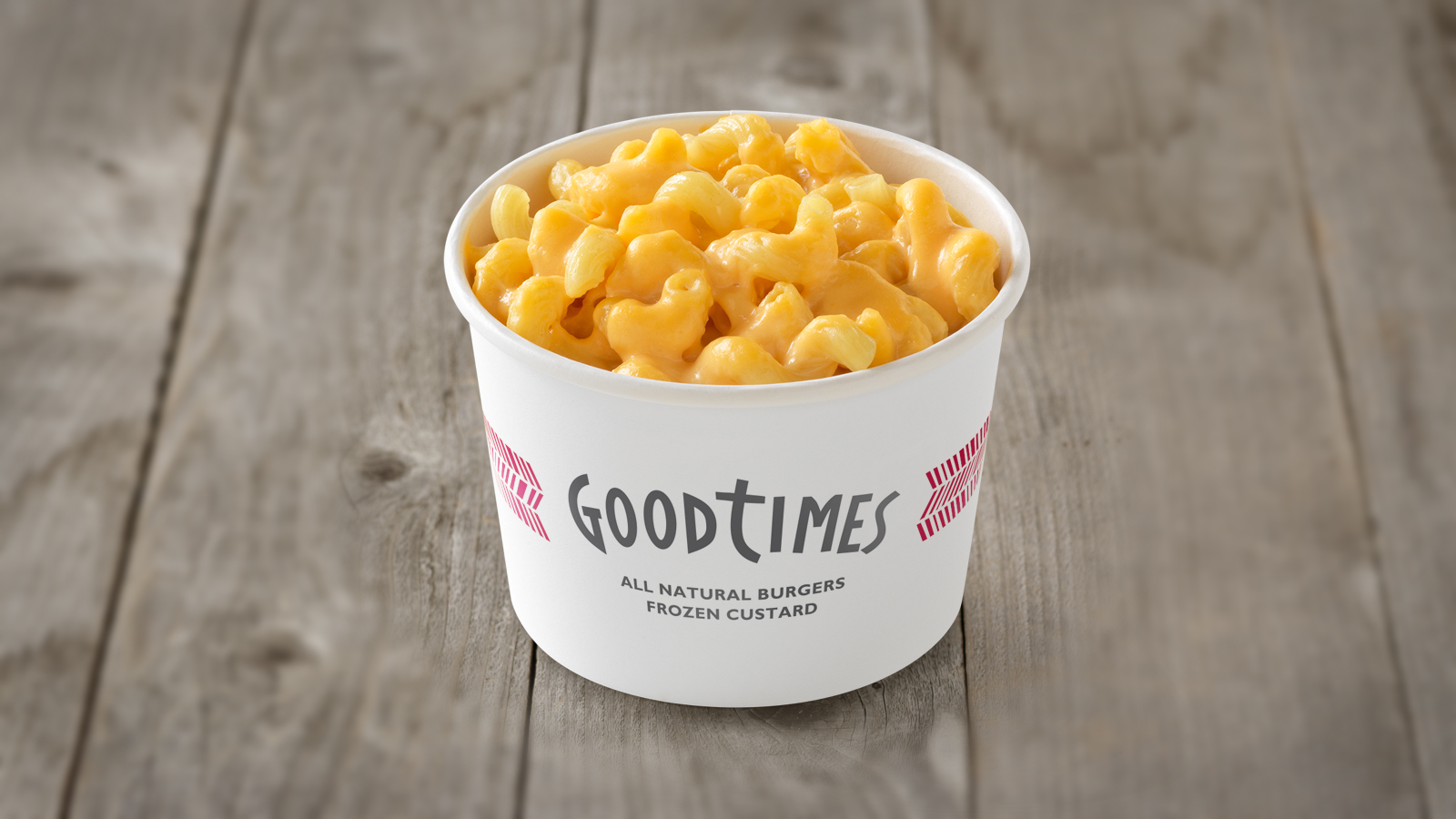 Order Kids Mac and Cheese food online from Good Times Burgers & Frozen Custard #106 store, Greenwood Village on bringmethat.com
