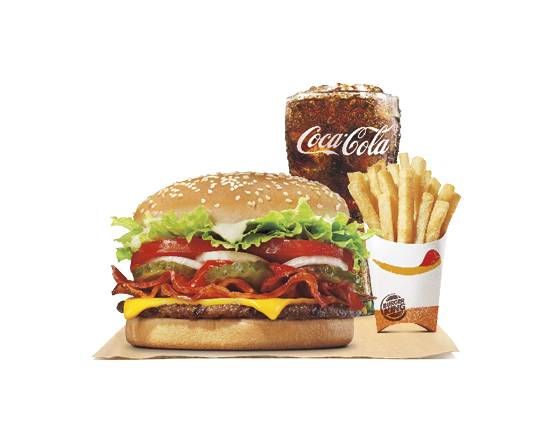 Order WHOPPER® with Bacon & Cheese food online from Burger King store, Defiance on bringmethat.com