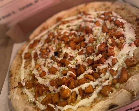 Order Buffalo Chicken Pizza food online from Wood And Fire store, Pleasantville on bringmethat.com