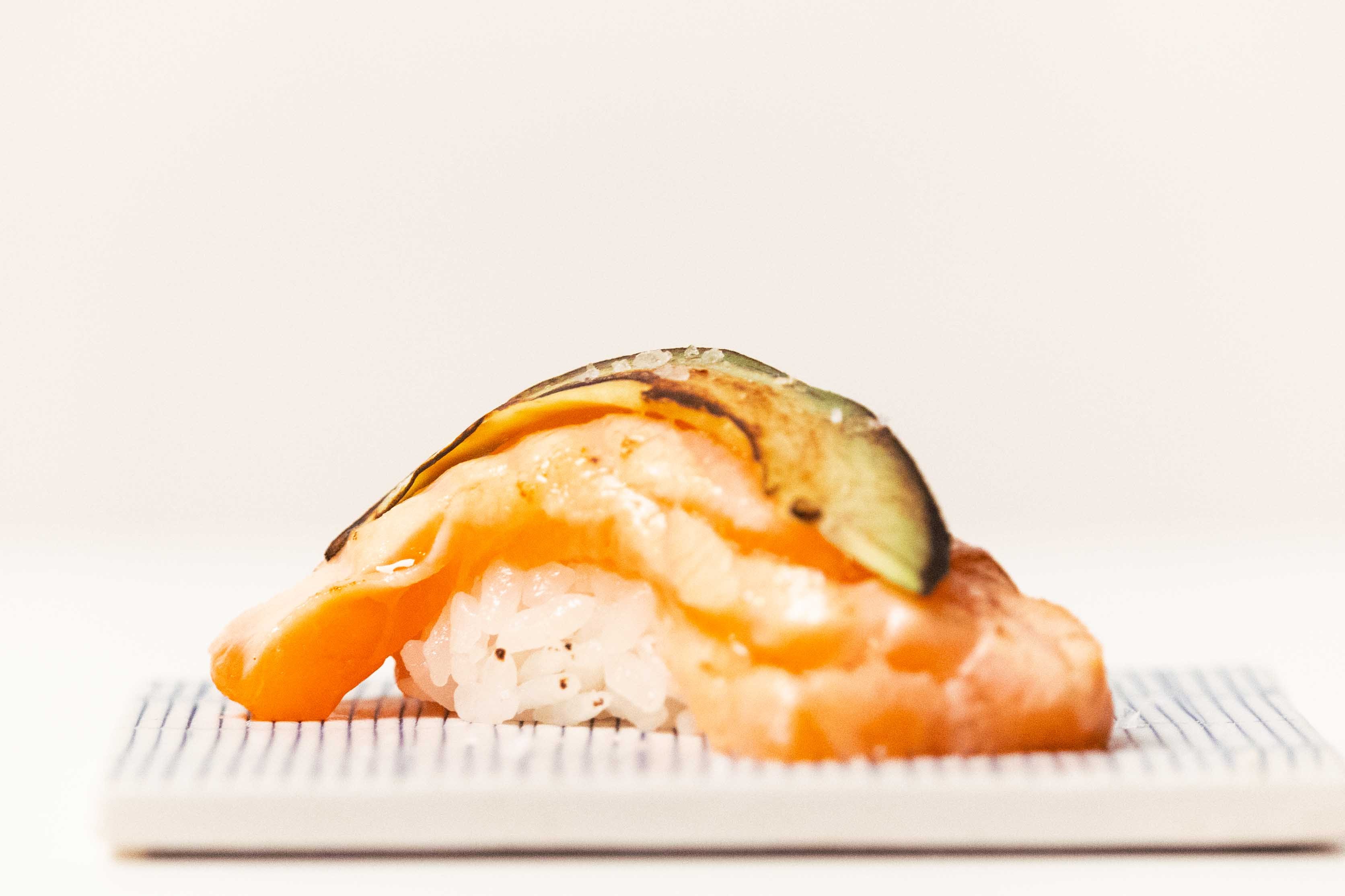 Order Aburi Sake Sushi food online from Osio store, Austin on bringmethat.com
