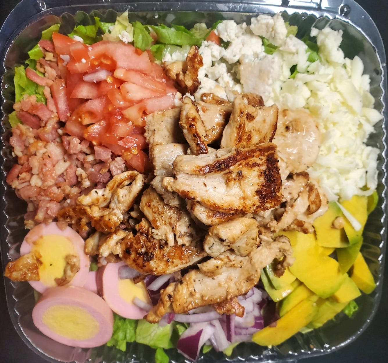 Order Cobb Salad - Salad food online from Giovannis Pizza And Bakery store, Harrisburg on bringmethat.com