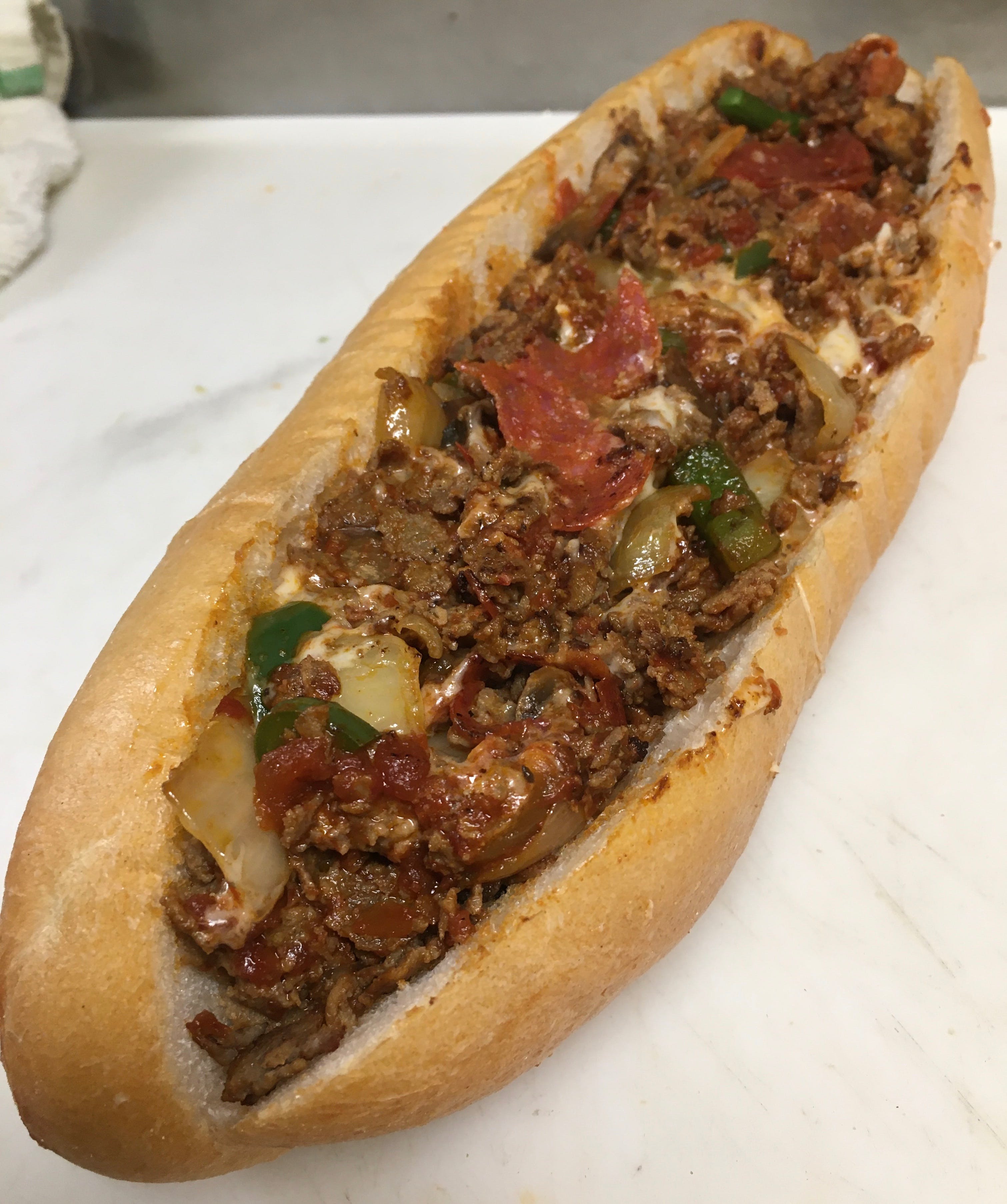 Order The Work's Cheesesteak - Steak food online from Amici Vicinato store, Lafayette Hill on bringmethat.com