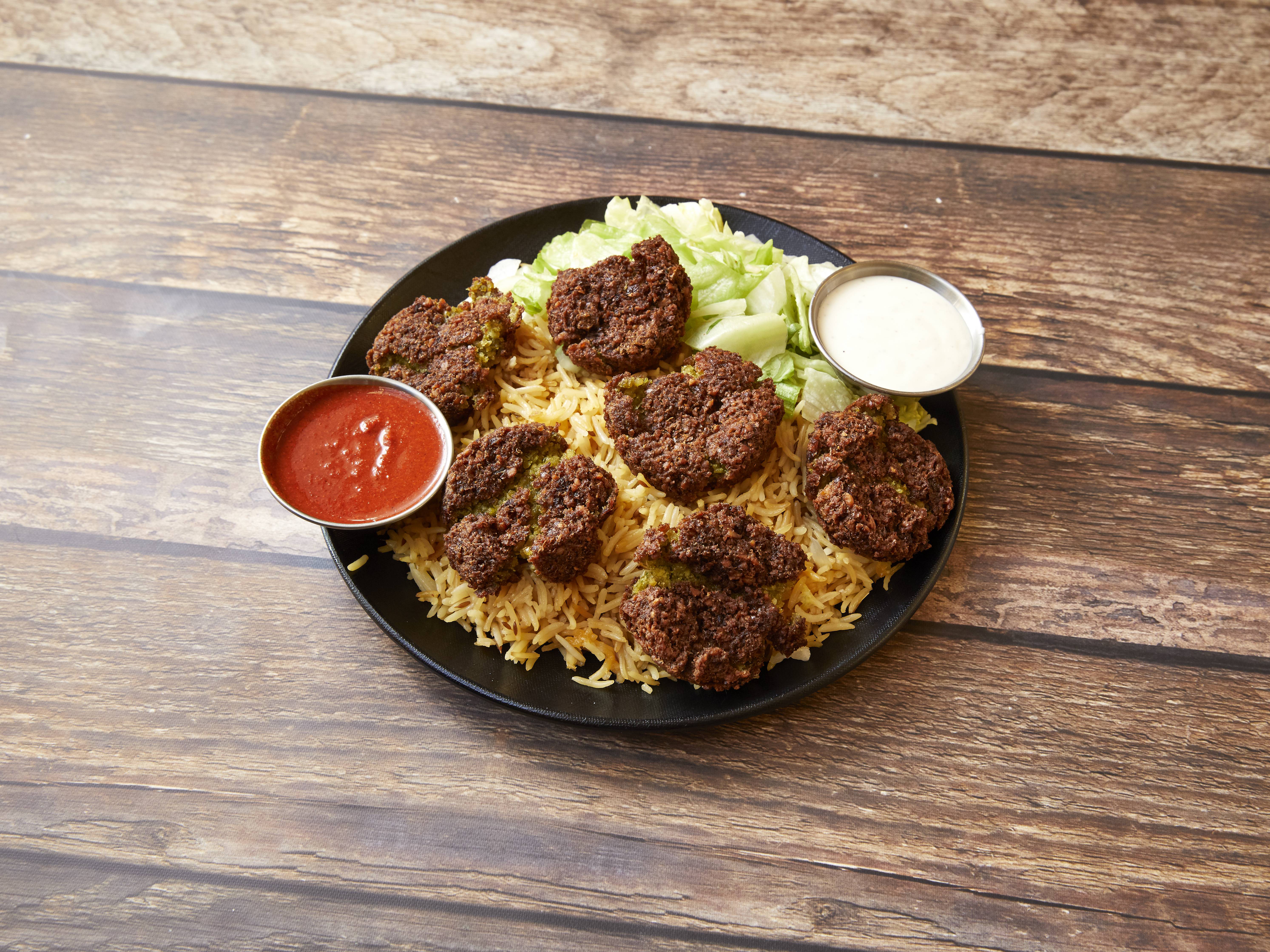 Order Falafel over Rice food online from Gyro Spot store, Hicksville on bringmethat.com