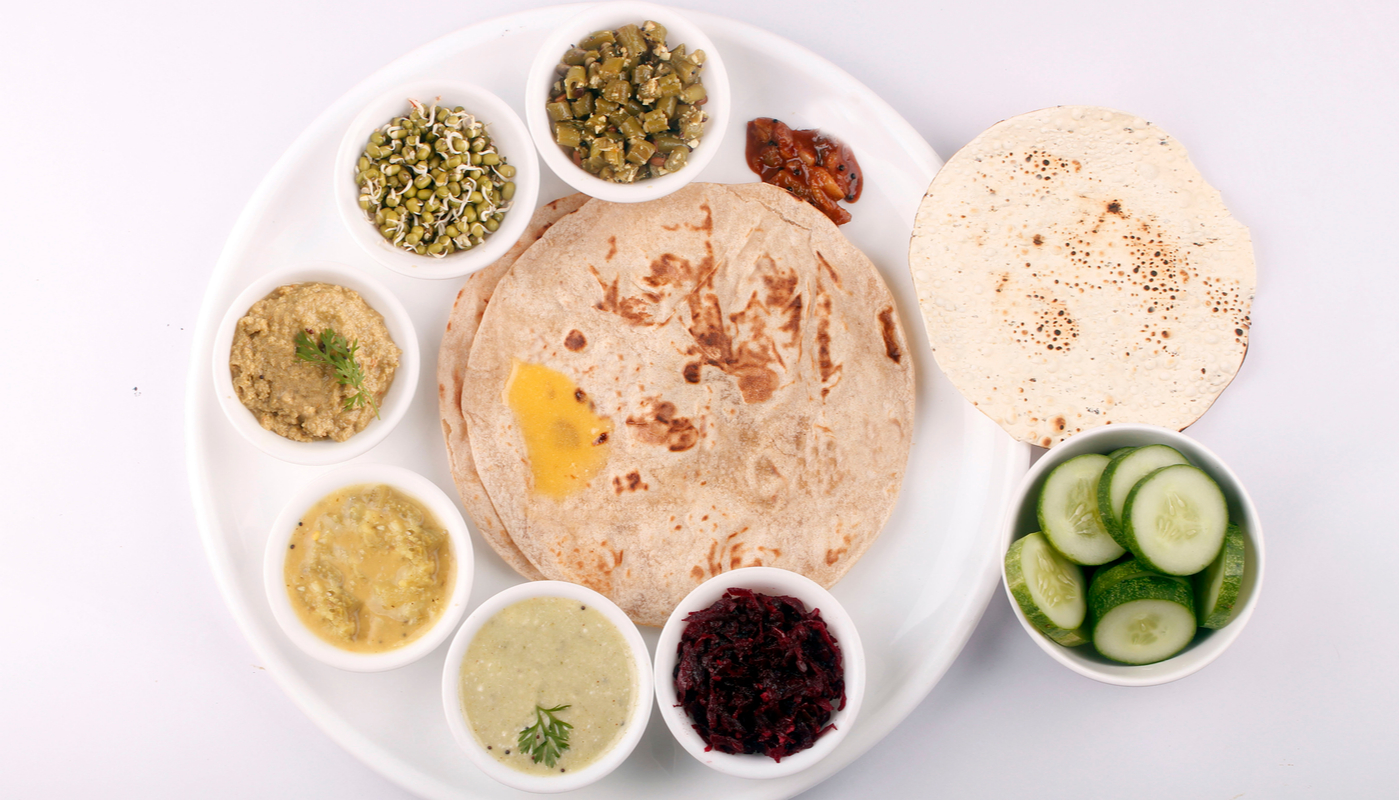 Order Pulkha Thali  food online from Andhra Mess store, Sunnyvale on bringmethat.com