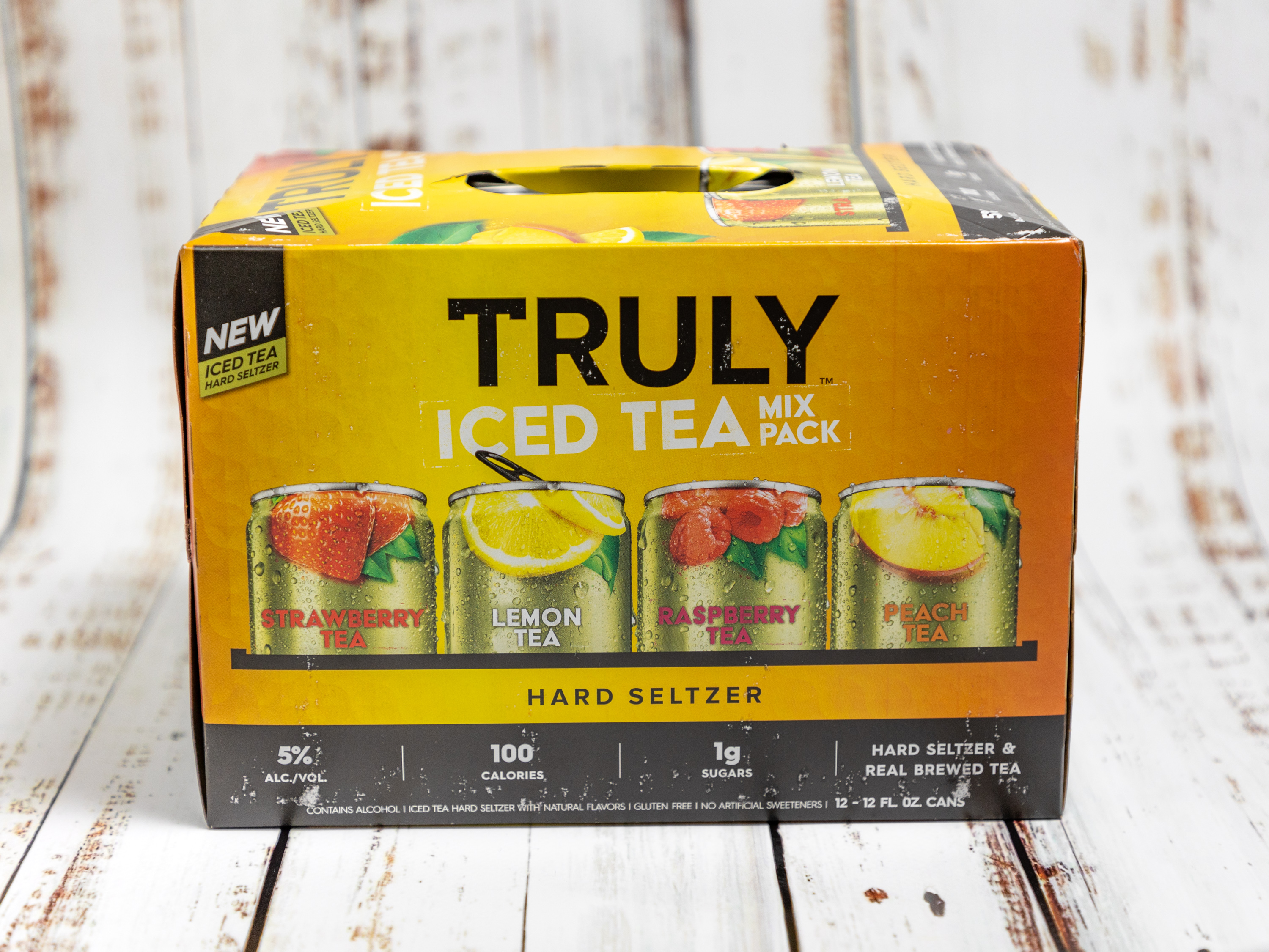 Order Truly Iced Tea Hard Seltzer Mix Pack ,12 pk 12 oz can beer food online from Alessandro Liquor store, Riverside on bringmethat.com
