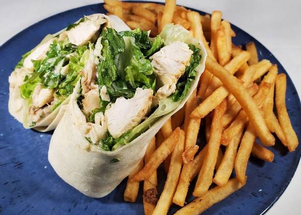 Order Chicken Caesar Wrap food online from Dilworth Neighborhood Grille store, Charlotte on bringmethat.com