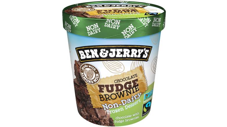 Order Ben & Jerry'S Chocolate Fudge Brownie Frozen Dessert Nondairy Certified Vegan Ice Cream food online from Energy Mart 4 store, Brevard on bringmethat.com