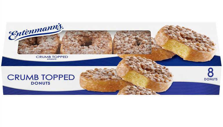 Order Ent Crumb Topped Donuts 17oz food online from Quickchek store, Woodbridge on bringmethat.com
