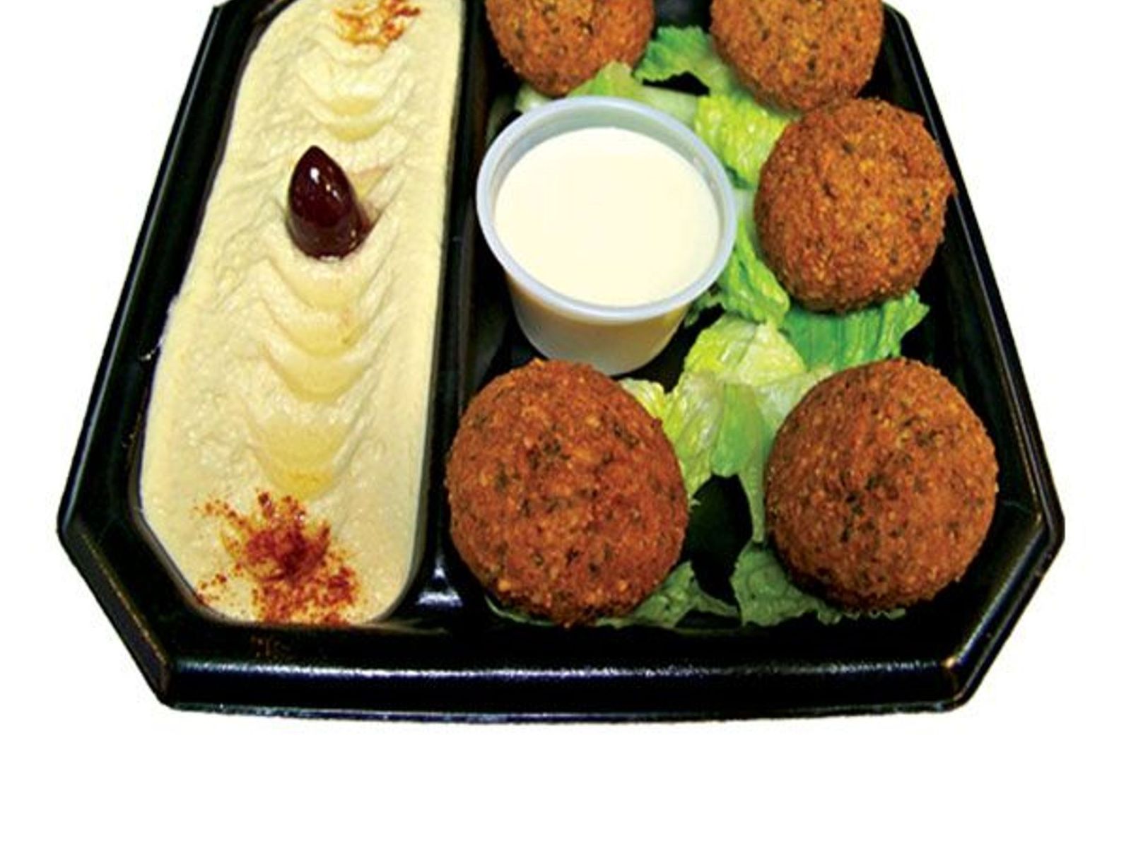 Order FALAFEL & HUMMUS PLATE food online from Olives Mediterranean Grill store, Phoenix on bringmethat.com