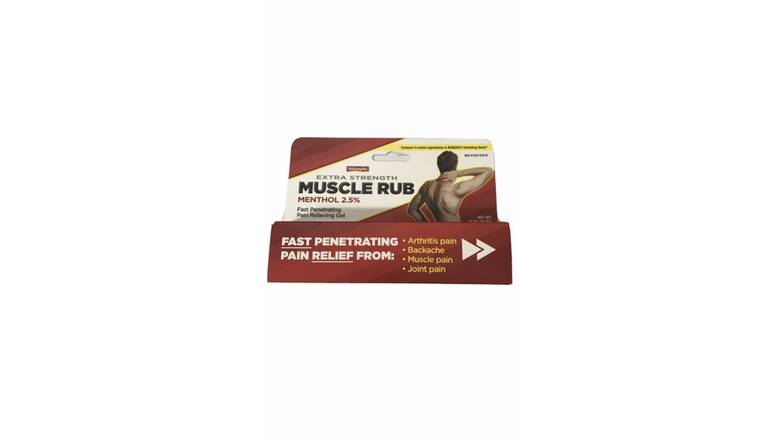 Order Natureplex Assured Extra-Strength Pain Relieving Muscle Rub Gel food online from Red Roof Market store, Lafollette on bringmethat.com