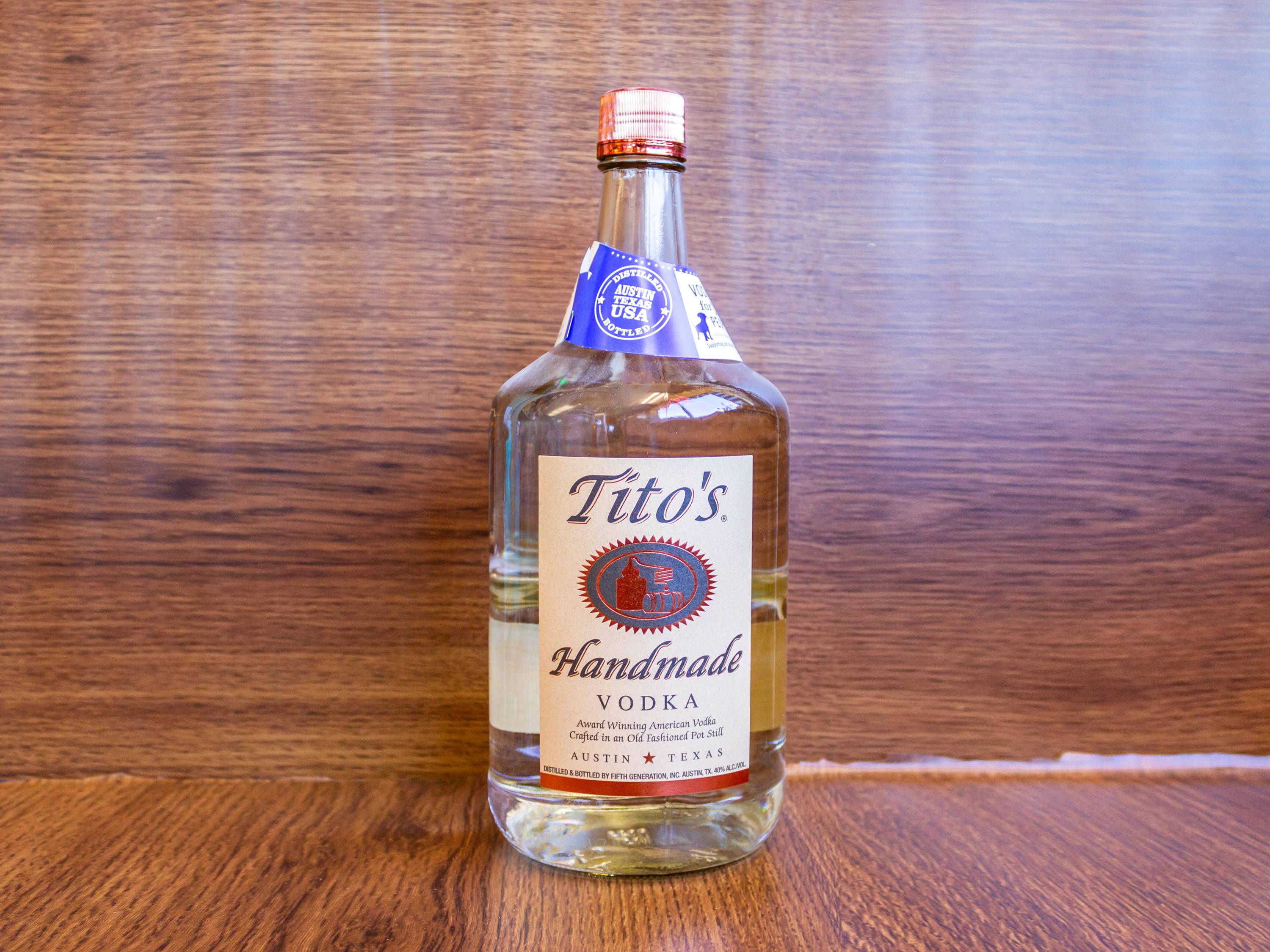 Order Tito's Handmade Vodka food online from Fort Hill Liquor Store store, Rochester on bringmethat.com