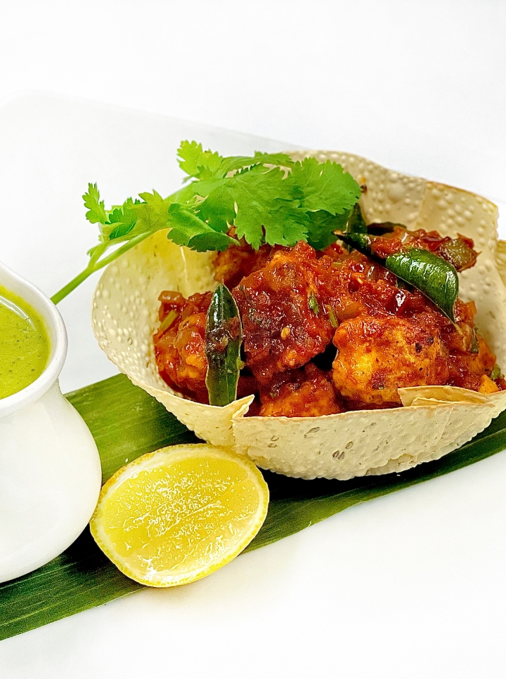 Order Chilli Panir food online from Coromandel Cuisine of India store, Orange on bringmethat.com