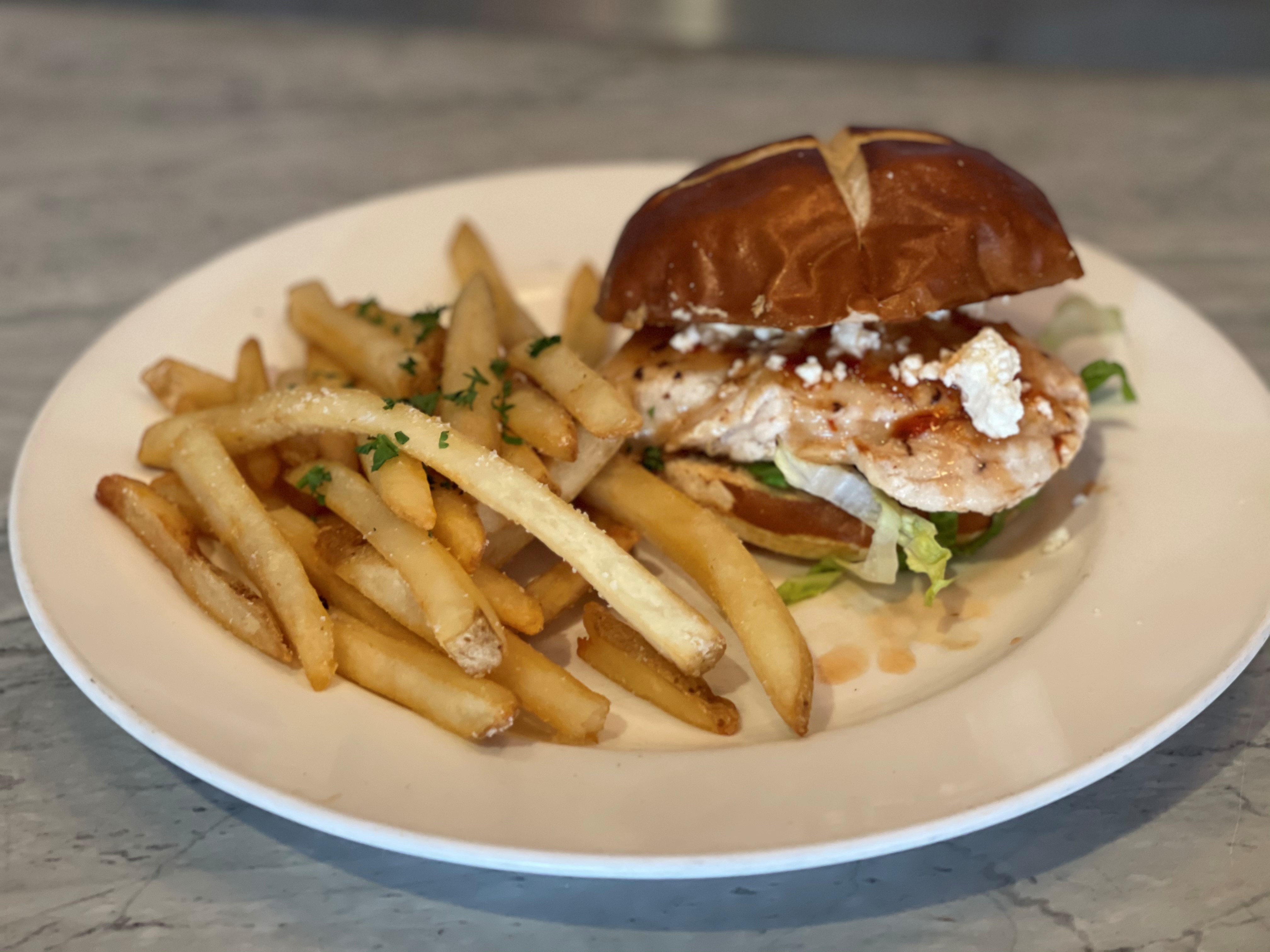 Order Grilled Chicken Sandwich  food online from Rooftop Lounge store, Laguna Beach on bringmethat.com