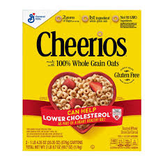 Order Cheerios BIG BOX 18-22OZ 1.4lbs Cereal food online from The Ice Cream Shop store, Providence on bringmethat.com