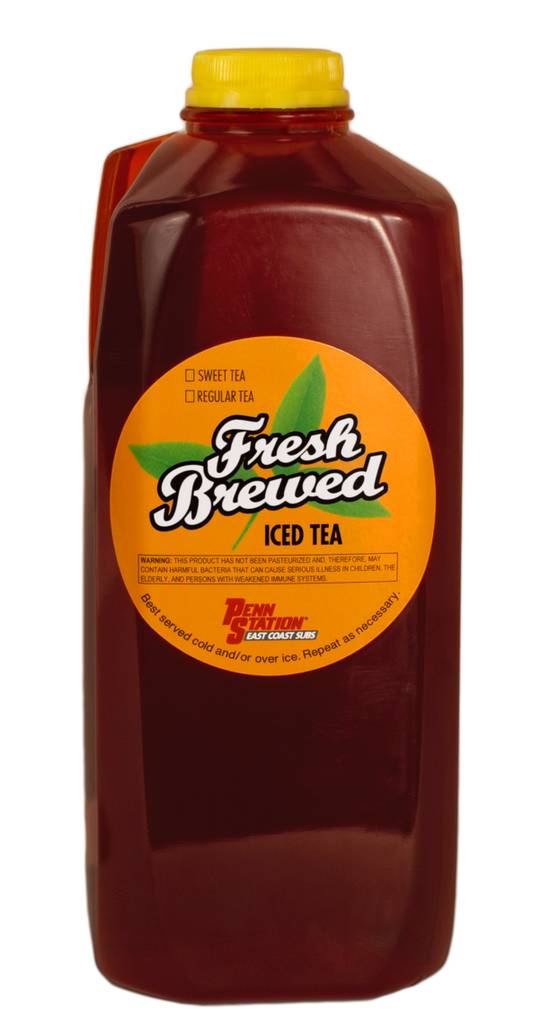Order Half Gallon Unsweetened Tea food online from Penn Station East Coast Subs store, Evansville on bringmethat.com