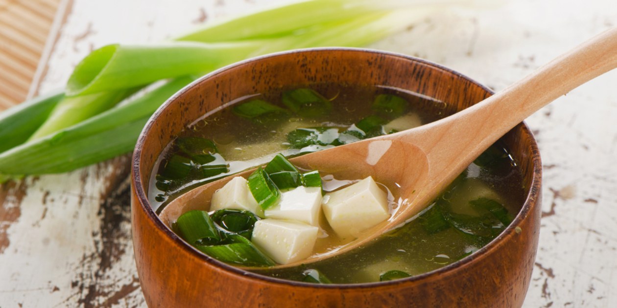 Order Miso Soup (16 OZ) food online from Yukai Japanese Buffet store, Virginia Beach on bringmethat.com