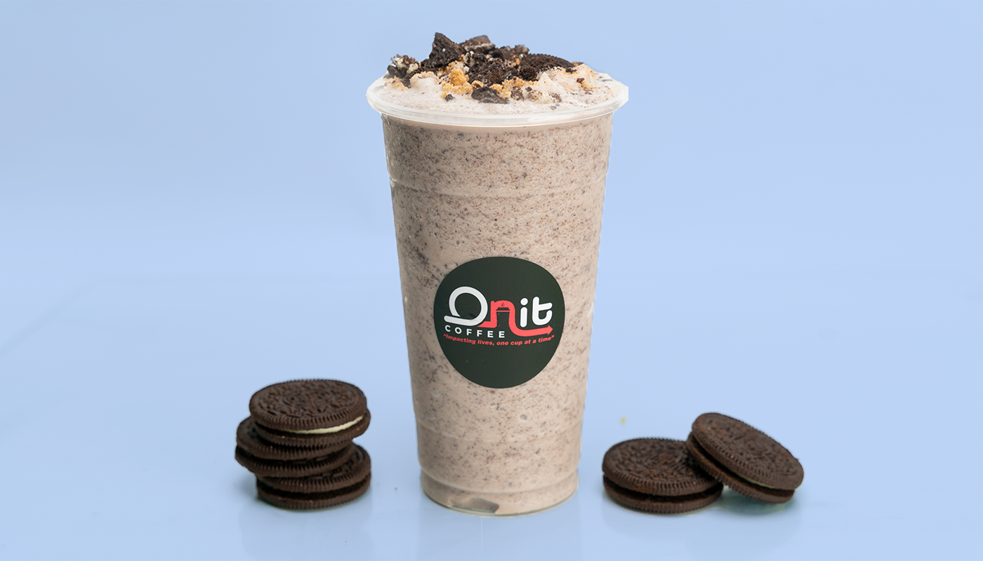 Order Cookies and Cream Protein Shake food online from Onit Coffee store, Elk Grove on bringmethat.com