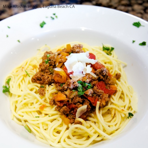 Order Spaghetti Bolognese food online from Gg Bistro store, Laguna Beach on bringmethat.com