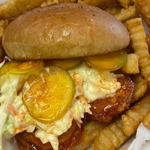 Order Gangbang Skrimp Burger food online from Trap Fusion store, Cordova on bringmethat.com