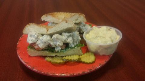 Order Manhattan Chicken Salad food online from Soho Bagel Cafe store, Rochester on bringmethat.com
