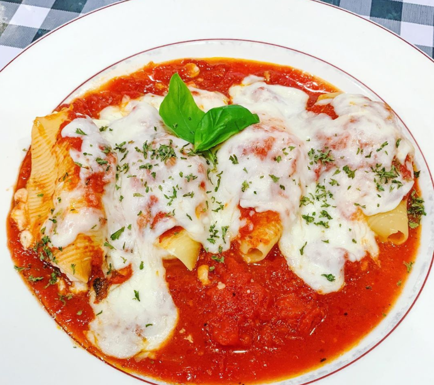 Order Stuffed Shells  food online from Nora's Pizzeria store, Hendersonville on bringmethat.com
