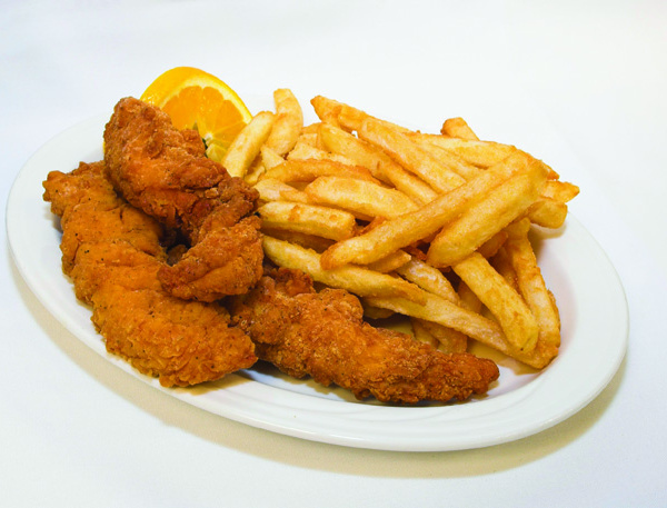 Order Chicken Strips with Crispy Fries food online from Pizza Bolis Germantown store, Germantown on bringmethat.com
